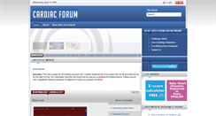 Desktop Screenshot of cardiacforum.org